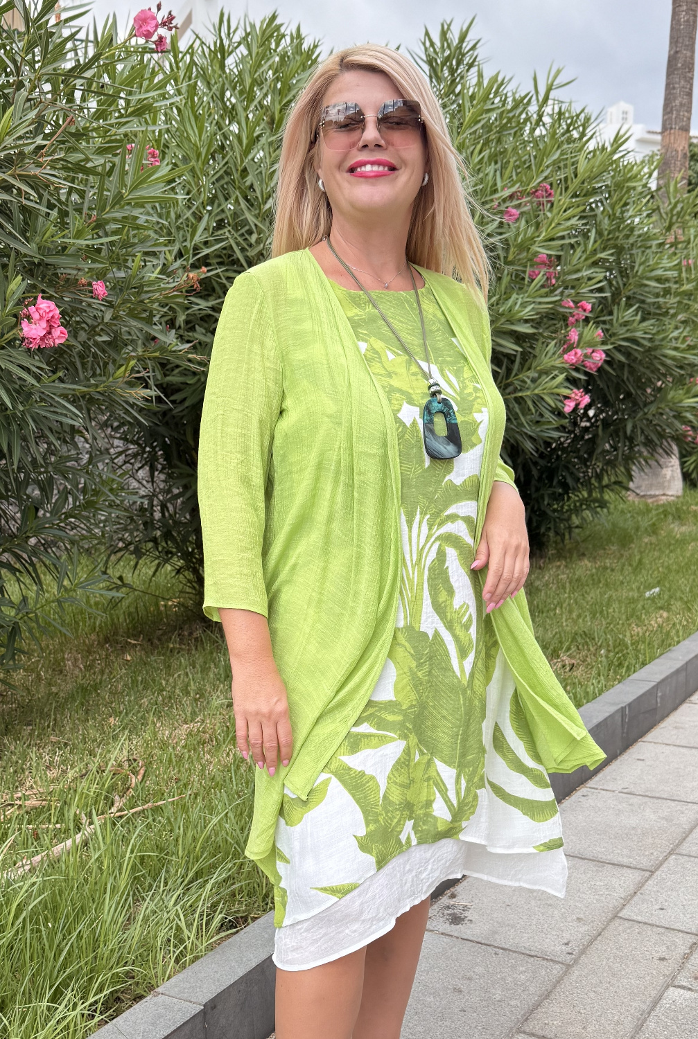 A00415 - Vestido Pistacho