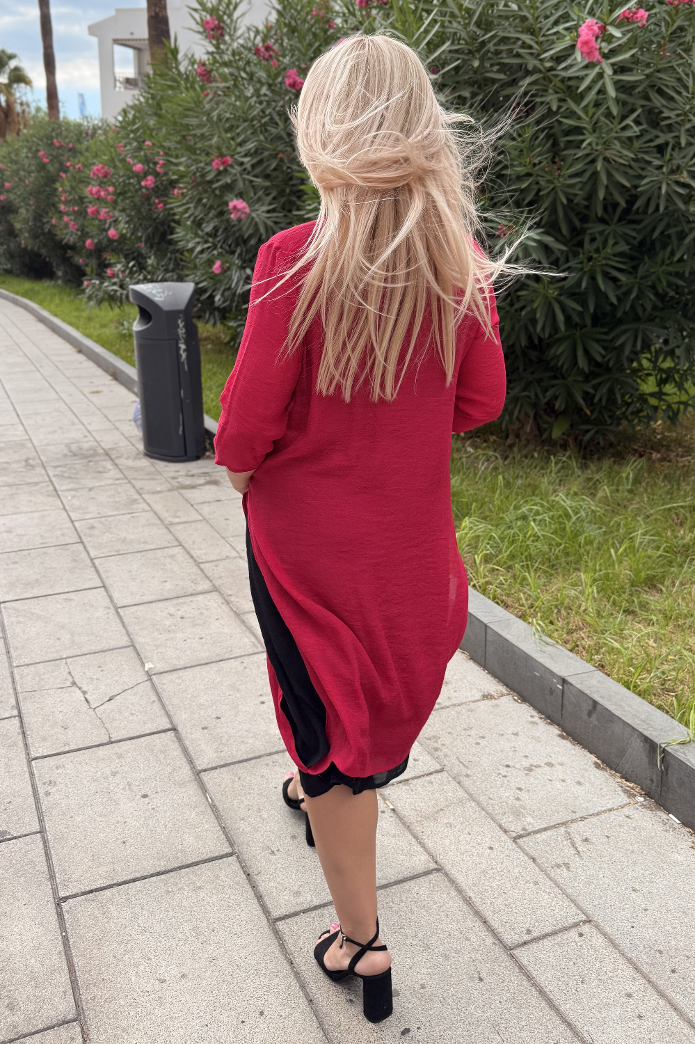 A00417 - Vestido 2 piezas Rubí