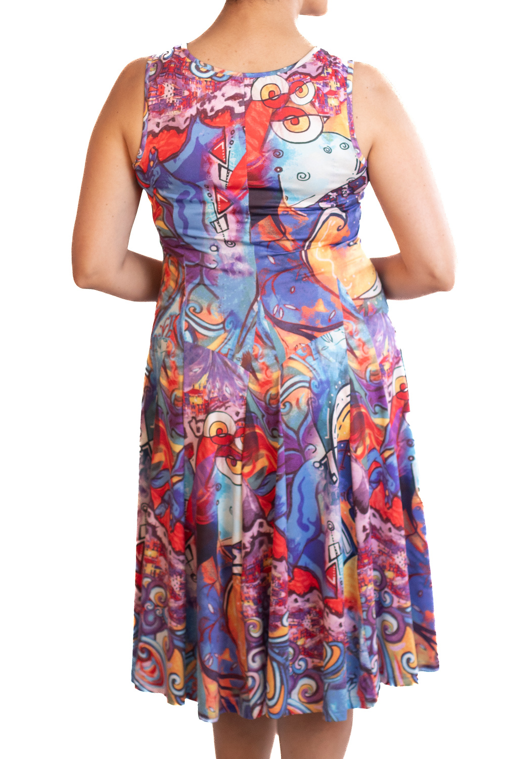 AF0309 - AL 13677 Vestido mundo en color 