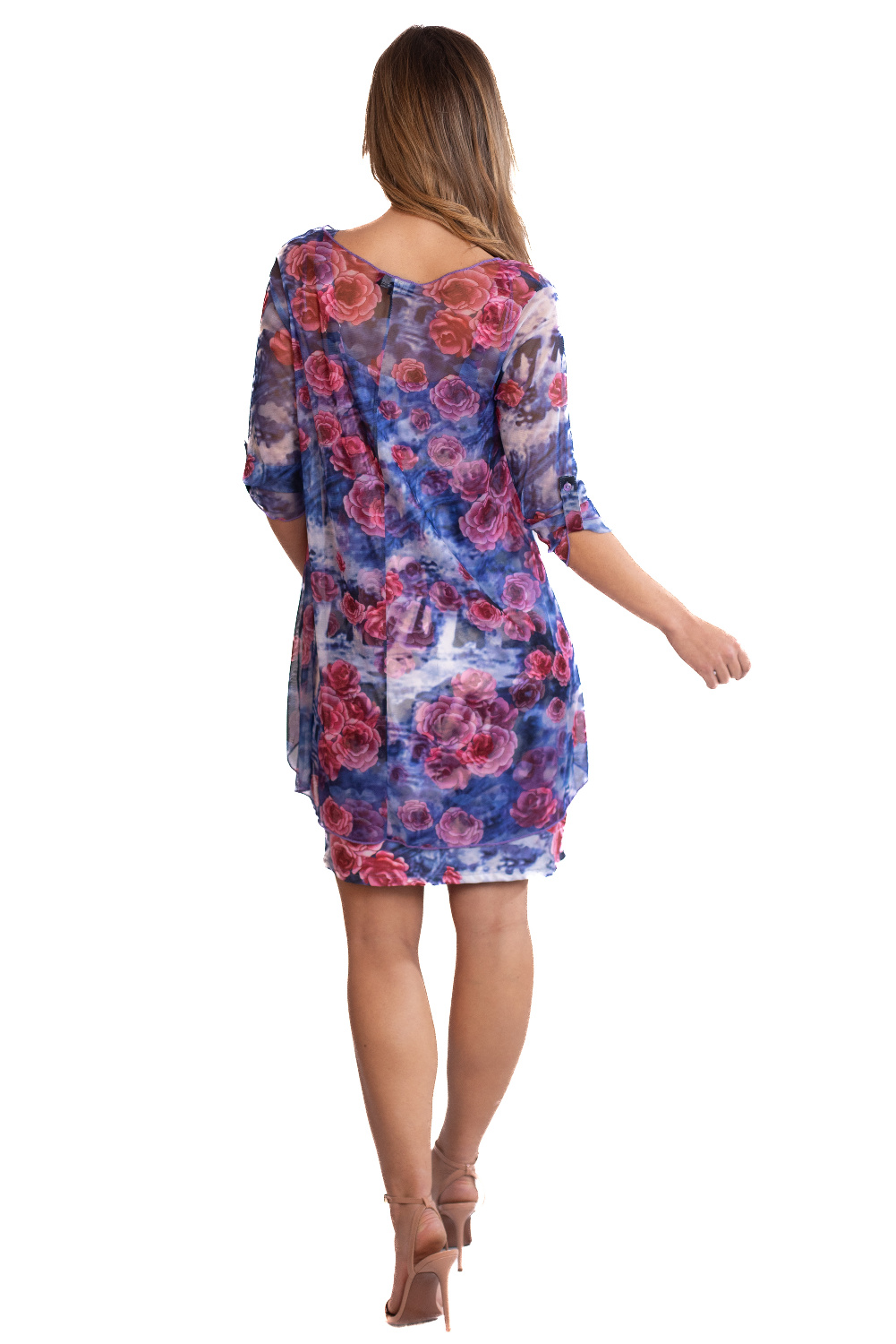 AF0310 - AL 13696 Vestido rosas 