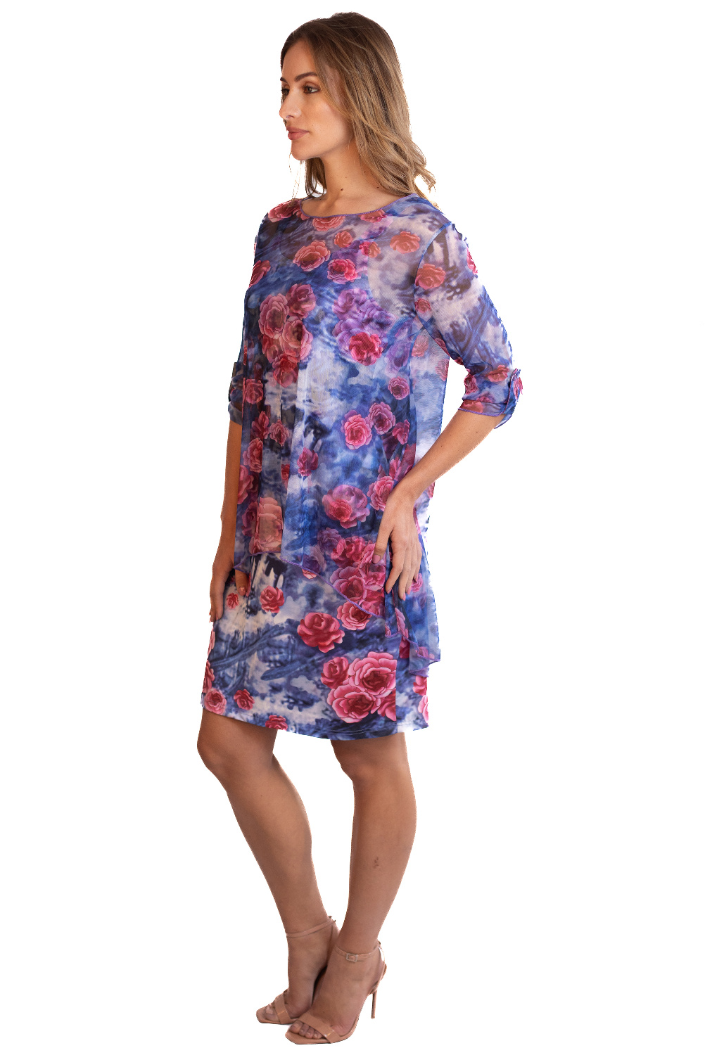 AF0310 - AL 13696 Vestido rosas 