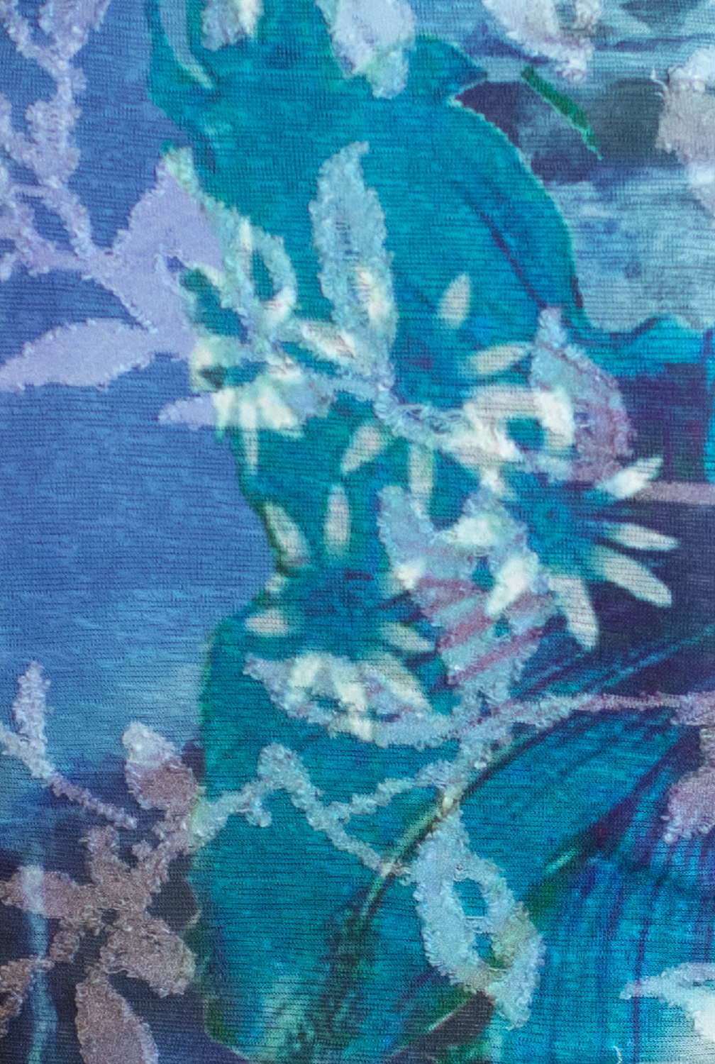 AF0332 - AL 15120 Vestido turquesa floral 						