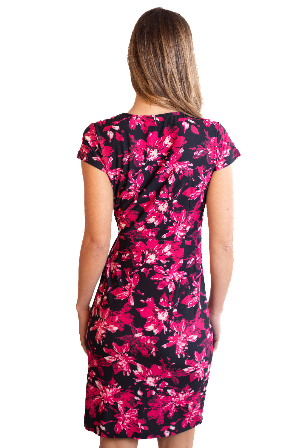 AF0347 - AL 15214 Vestido rosas cerezas 						