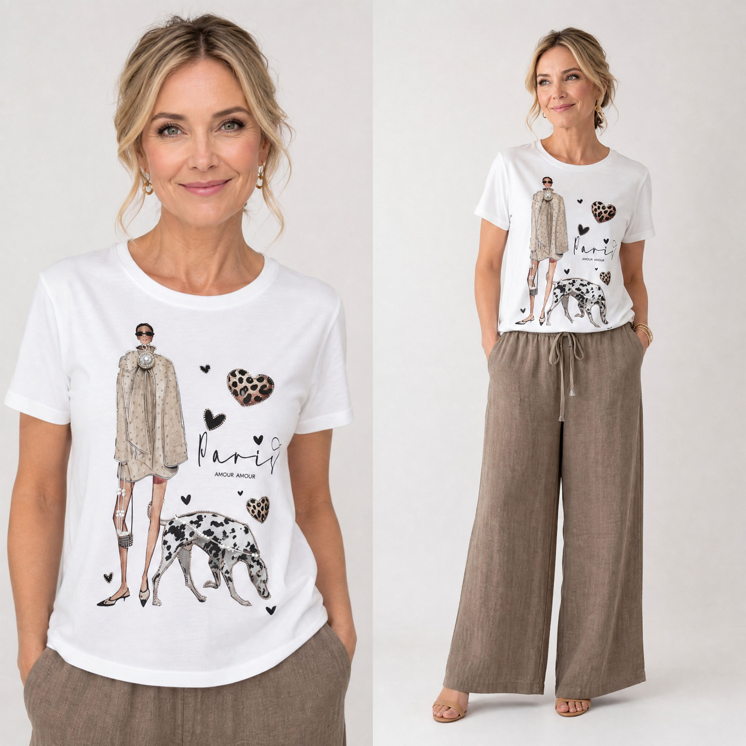 B01105 - Camiseta BELLE FLEUR