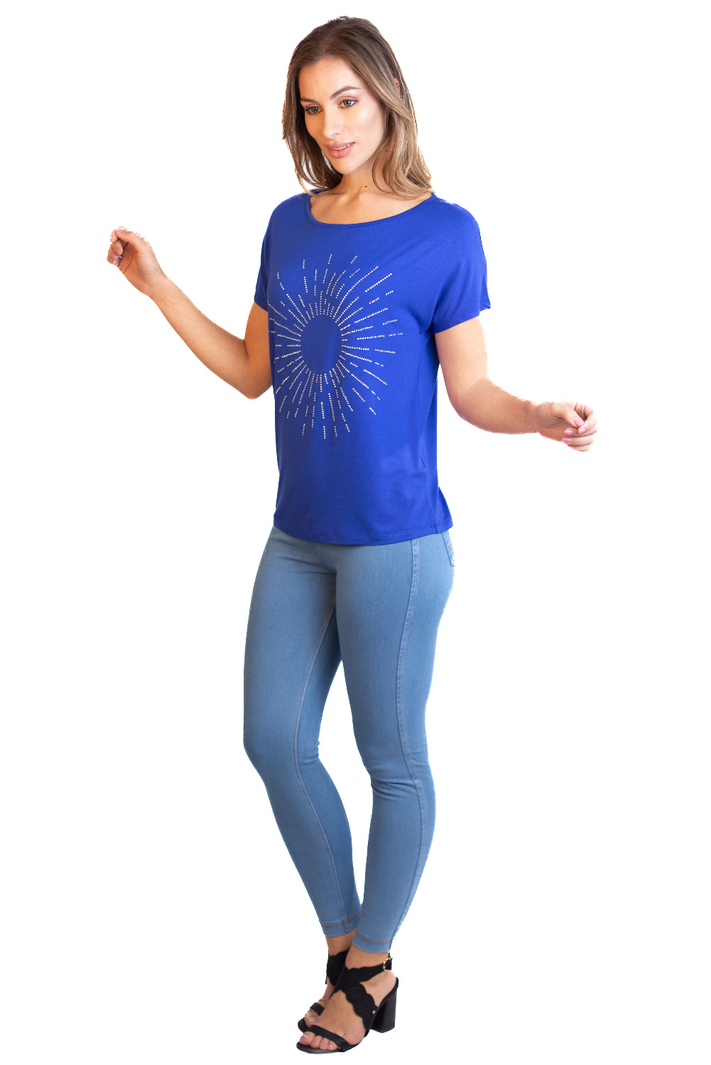 BA0778 - AL 15092 Camiseta sol brillante						