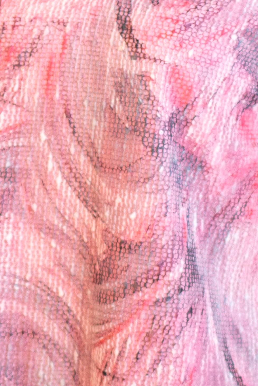 BA0780 - AL 15228 Camiseta rosas encaje 						