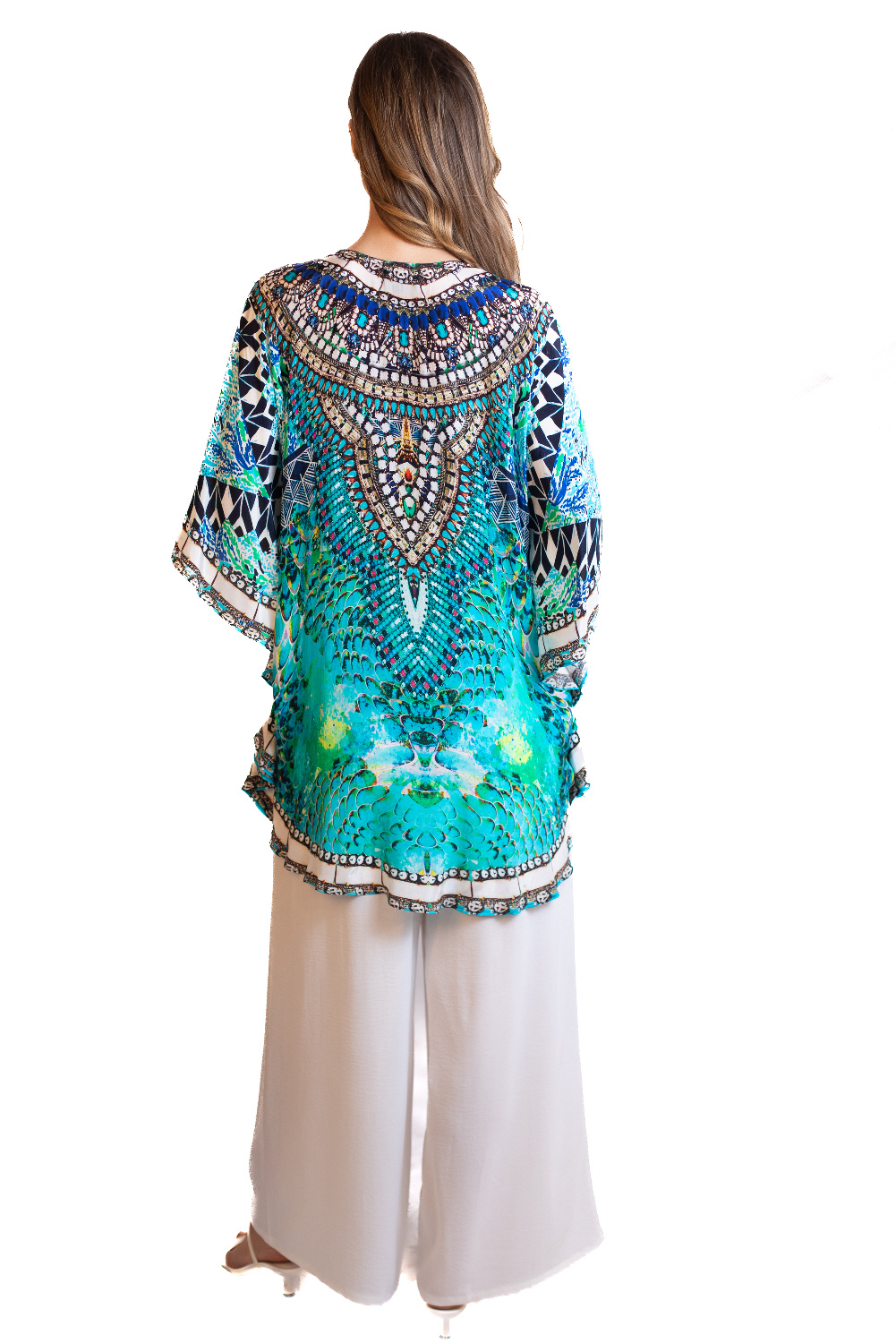 BA0791 - AL 15166 Camiseta de playa turquesa						