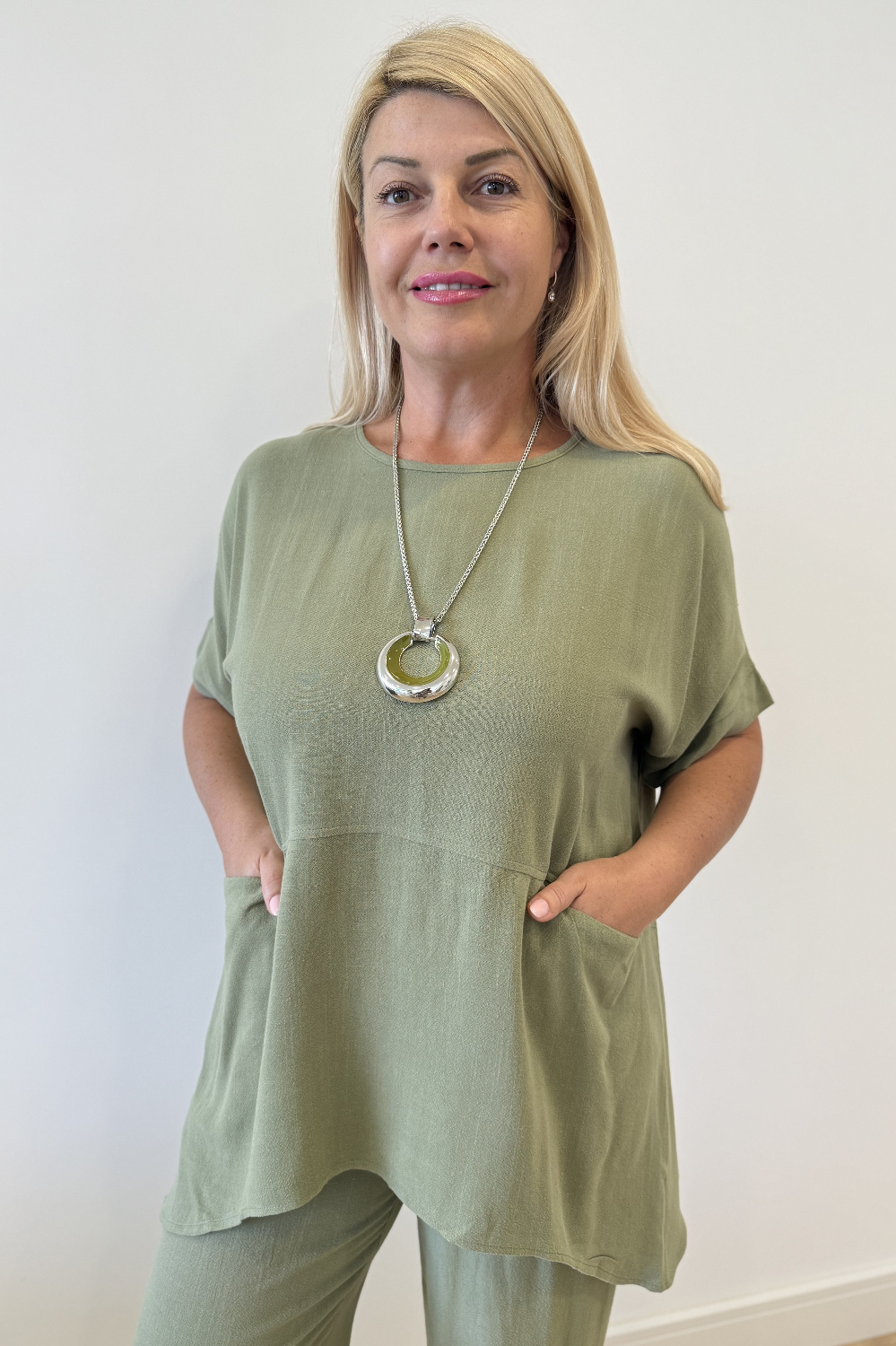 BA0848 - AL 16030 Camiseta manga corta khaki  