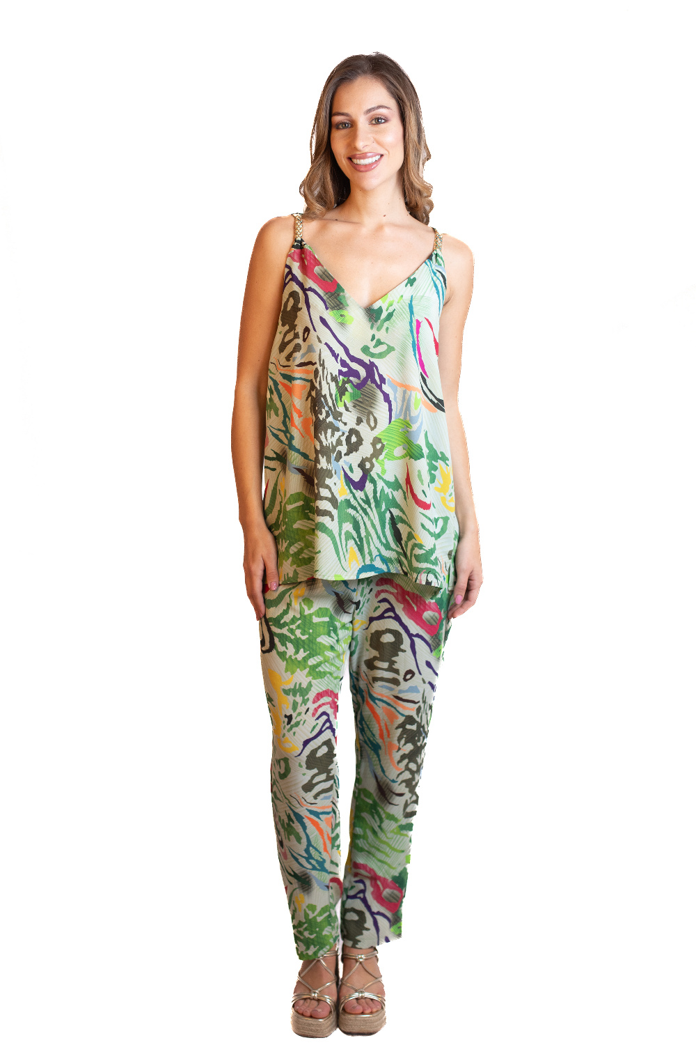 BB0116 - AL 13956 Camiseta S/M abstracta pinceladas