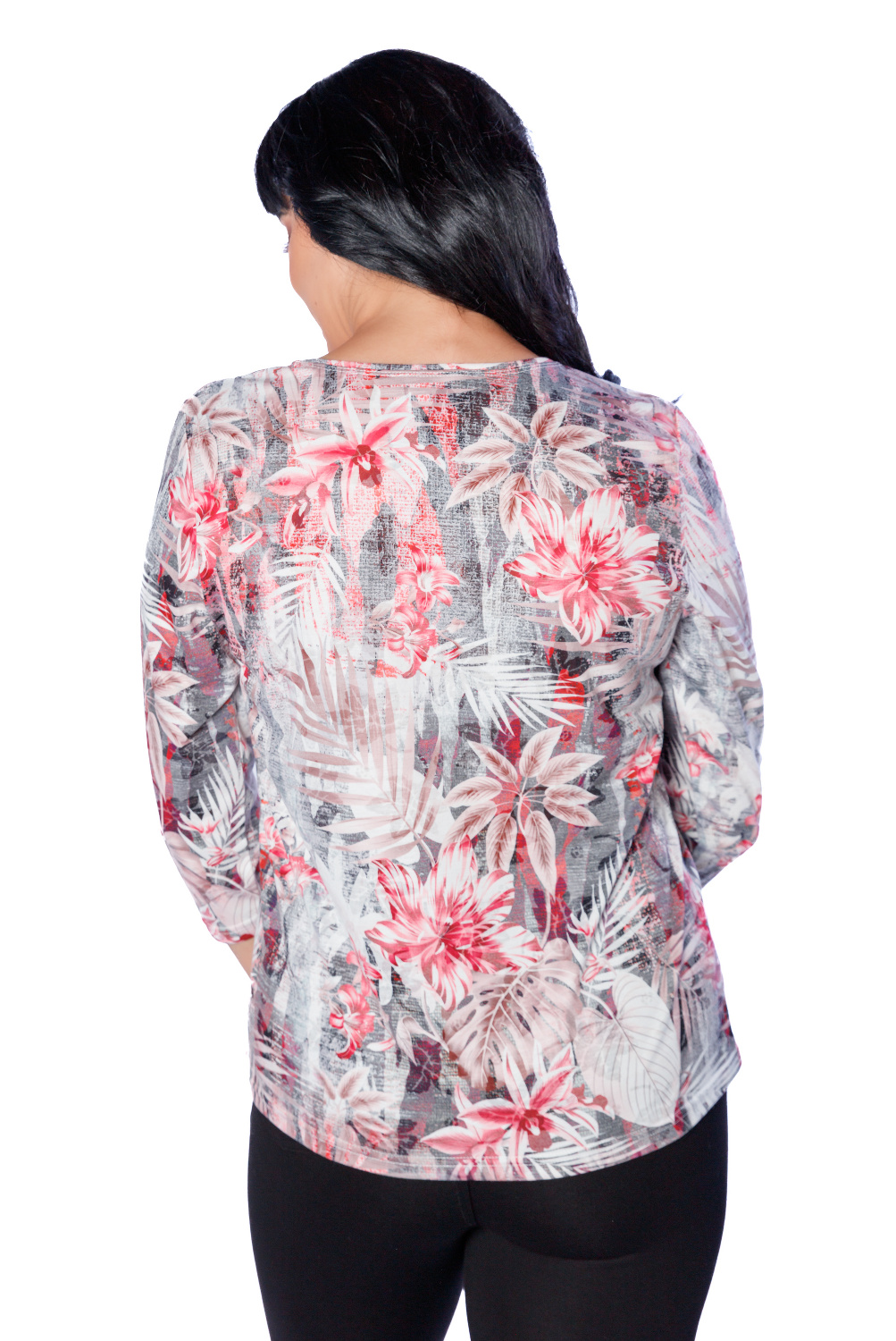 BC0247 - AL 13130 Camiseta rosa floral