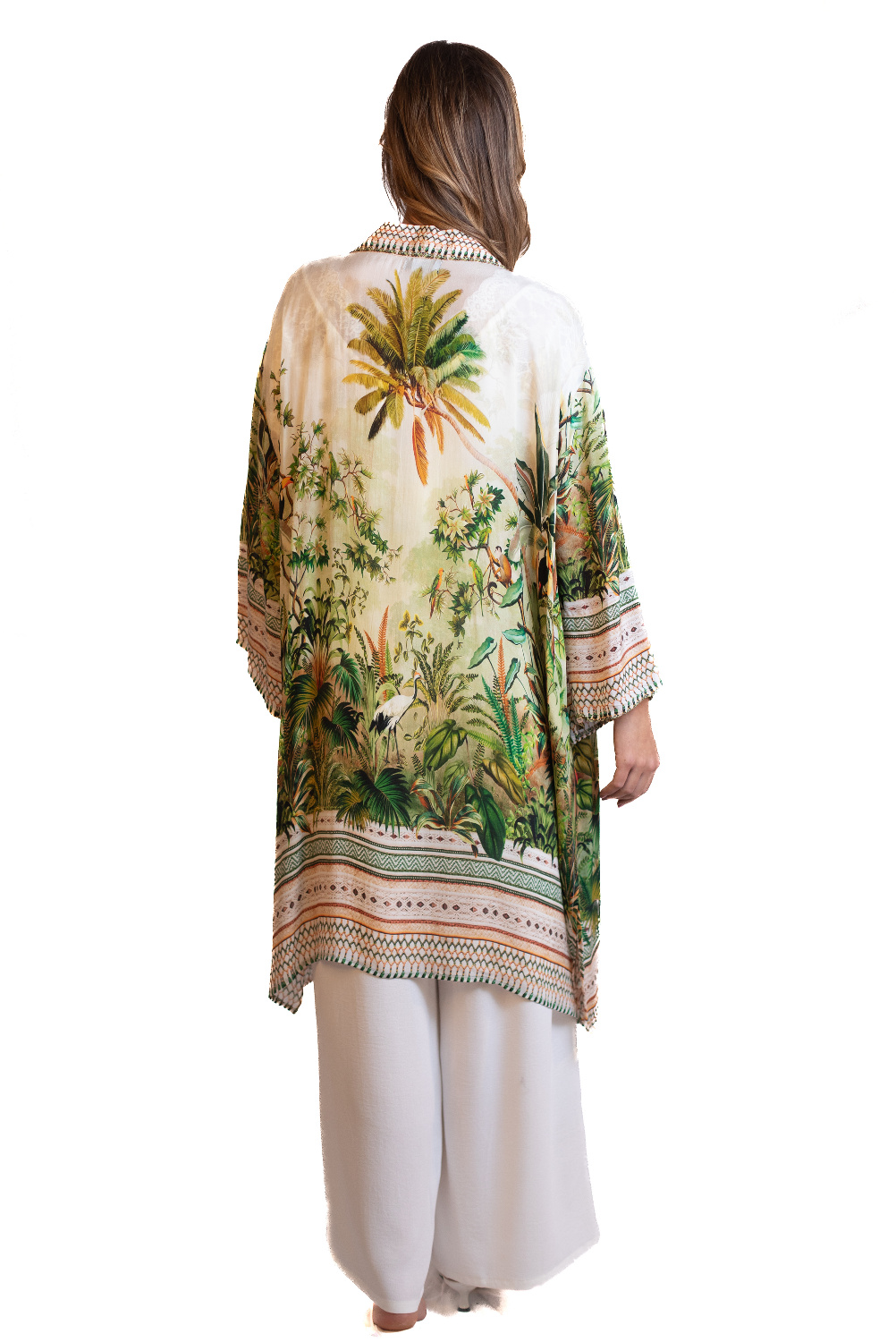 BC0282 - AL 13823 Chaqueta kurta verde paraiso						