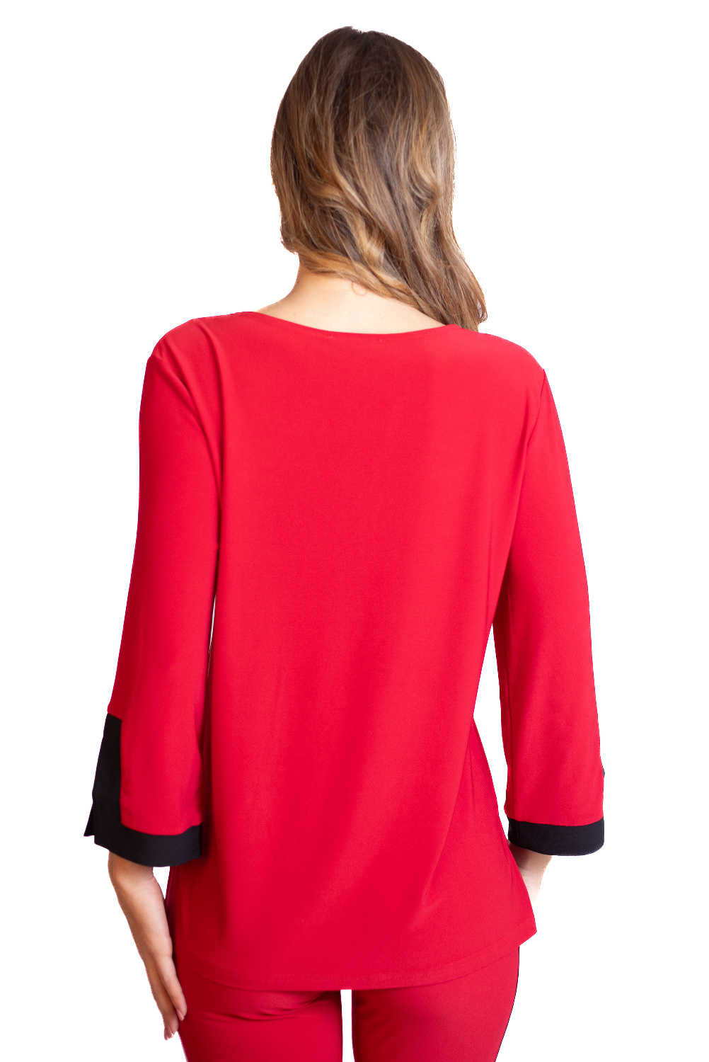 BC0284 - AL 15012 camiseta bicolor elegante 						