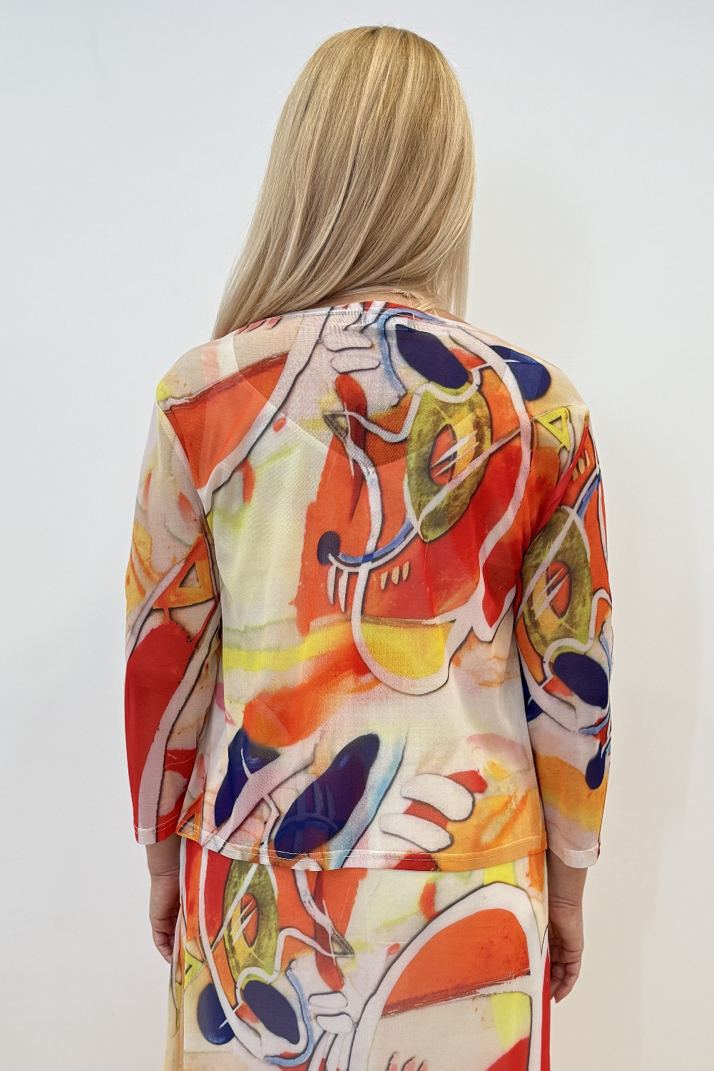 CB0031 - AL 15974 Bolero gasa naranja 