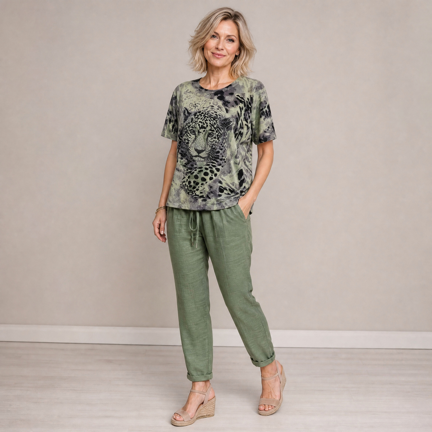 D00196 - Sweater Leopardo BELLEFLEUR