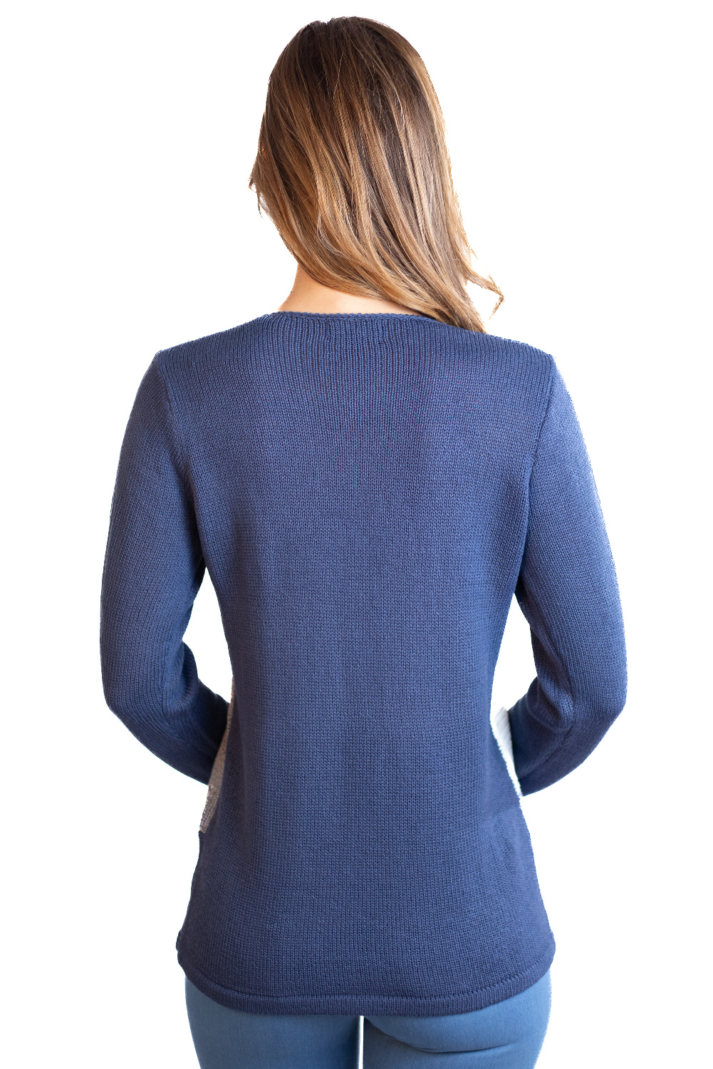 DC0160 - AL 15303 Jersey denim cuadros 