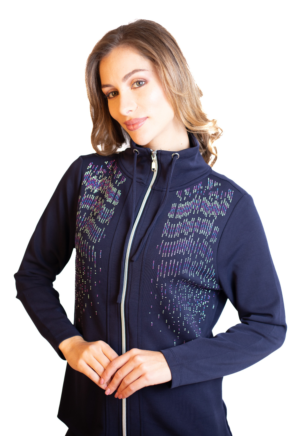 DD0025 - AL 13902 Chandal elegante azul marino						