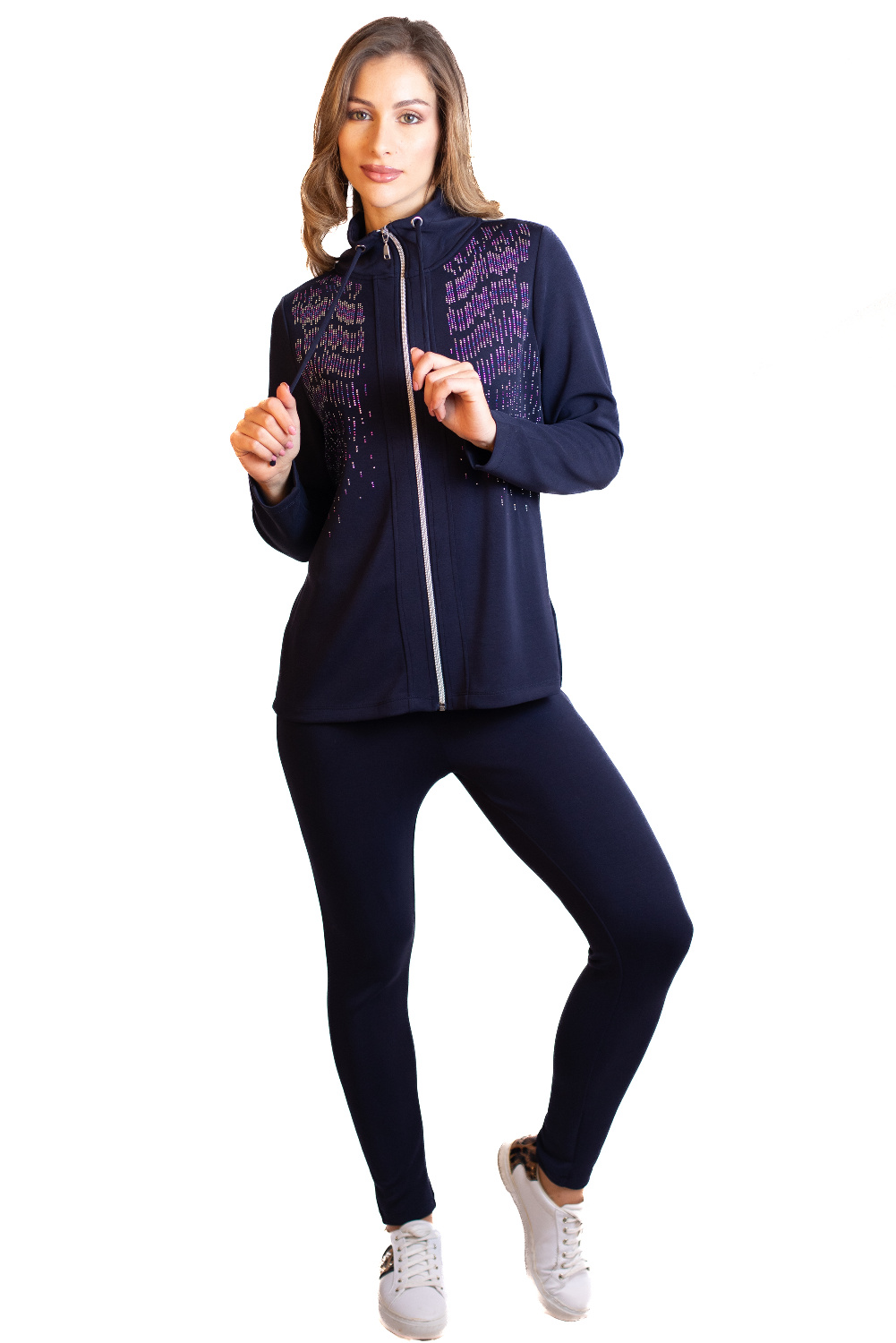 DD0025 - AL 13902 Chandal elegante azul marino						