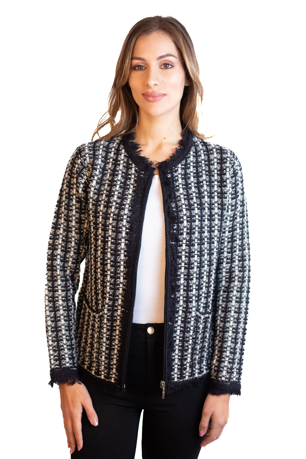 DJ0091 - AL 15301 Chaqueta Chaneyl cremallera 