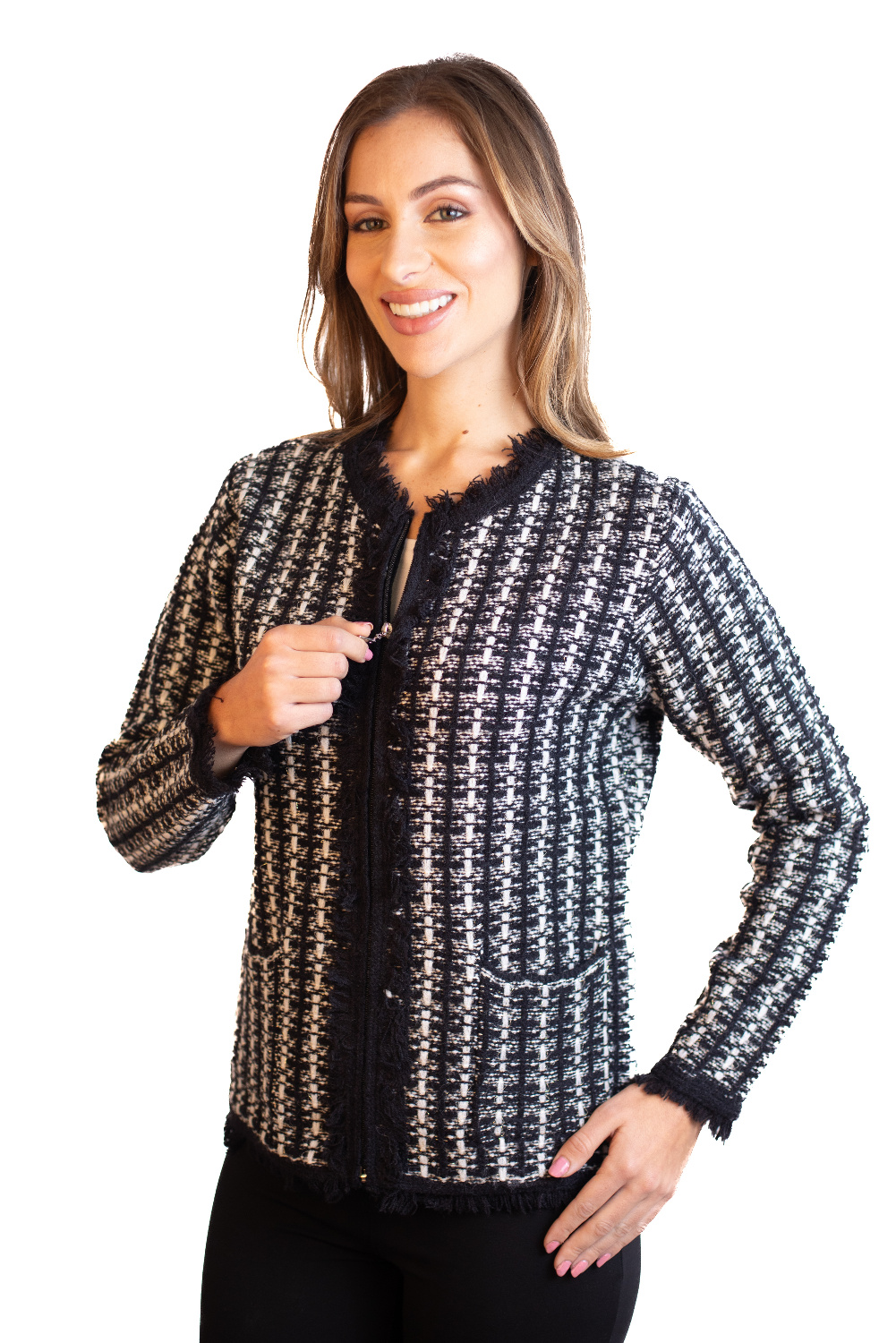 DJ0091 - AL 15301 Chaqueta Chaneyl cremallera 