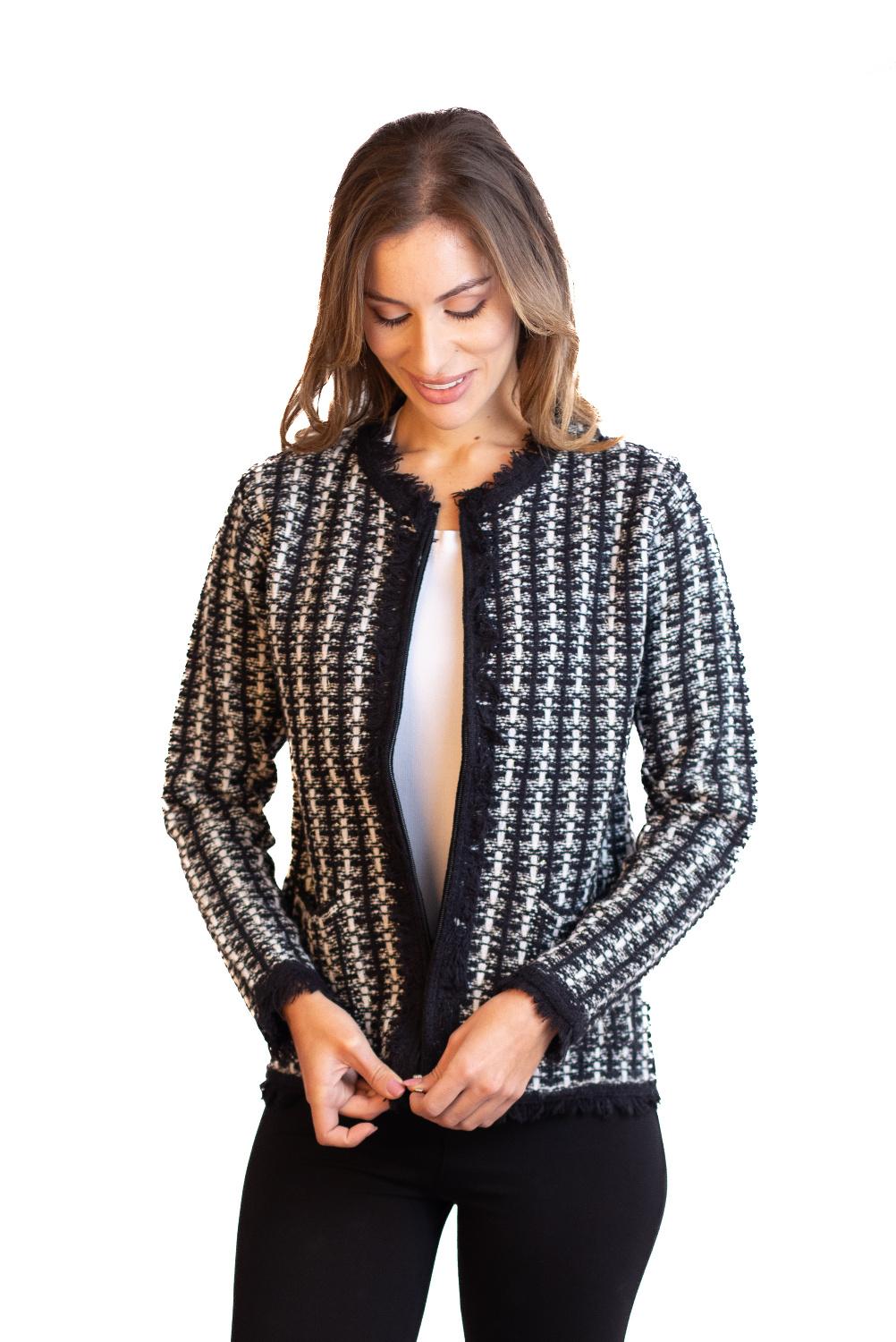 DJ0091 - AL 15301 Chaqueta Chaneyl cremallera 