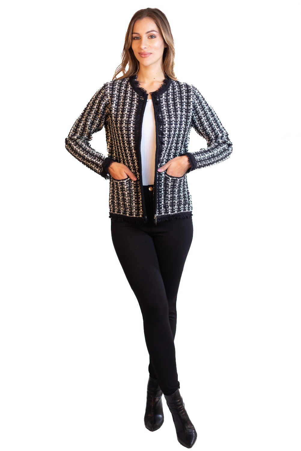 DJ0091 - AL 15301 Chaqueta Chaneyl cremallera 