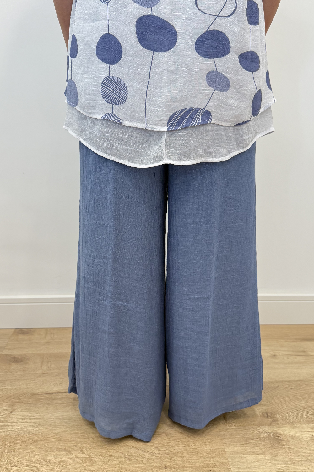 EA0086 - AL 16045 Pantalon ancho denim 