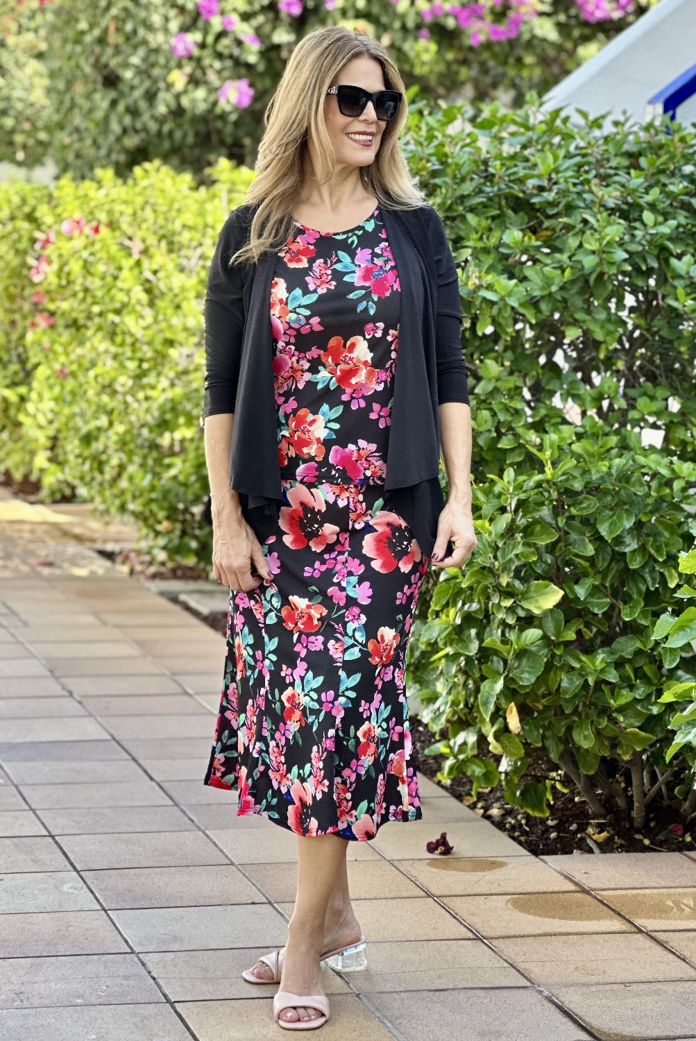 FA0009 - AL 13327 Falda floral elegante