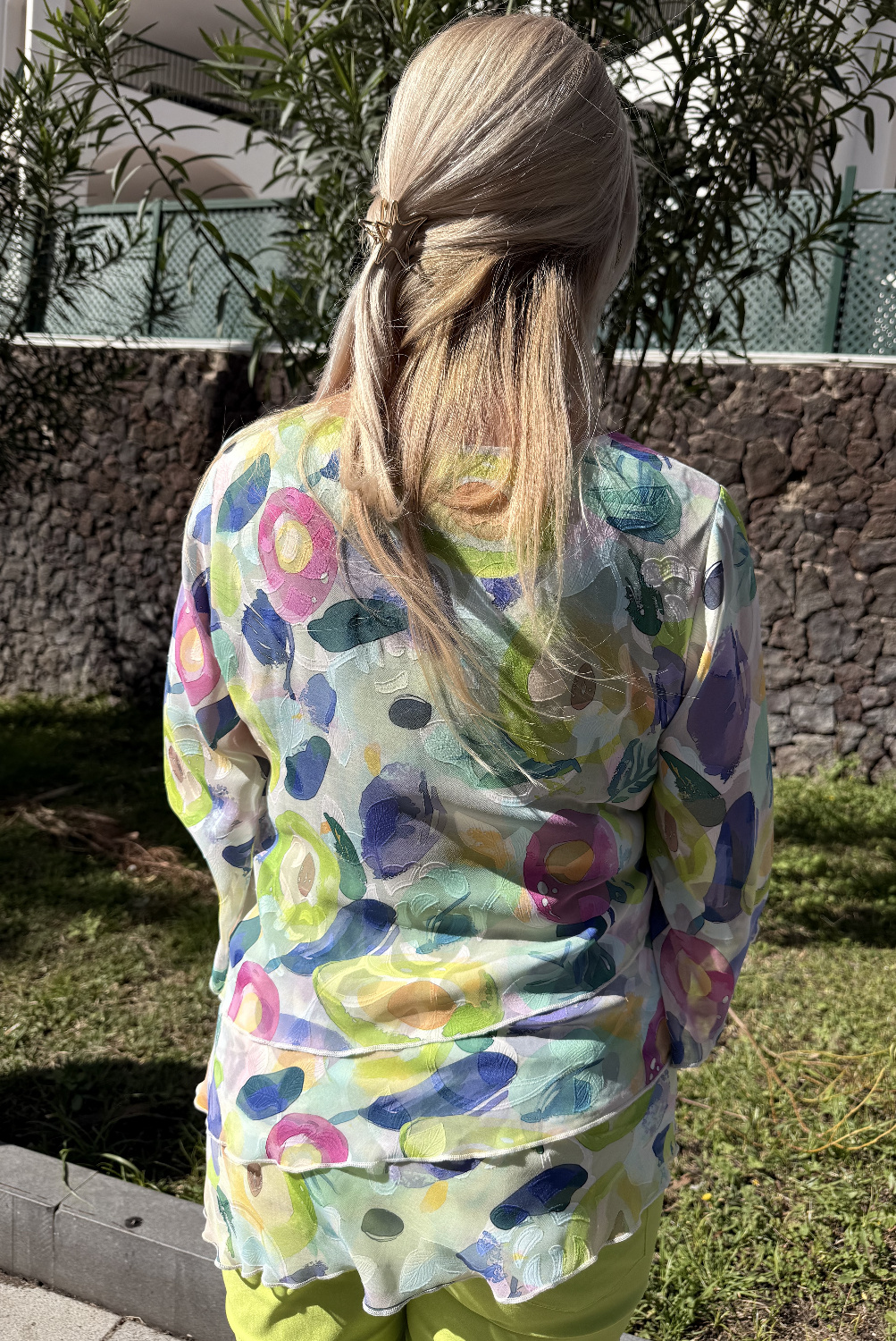 G00057 - Blusa Volantes Botánico