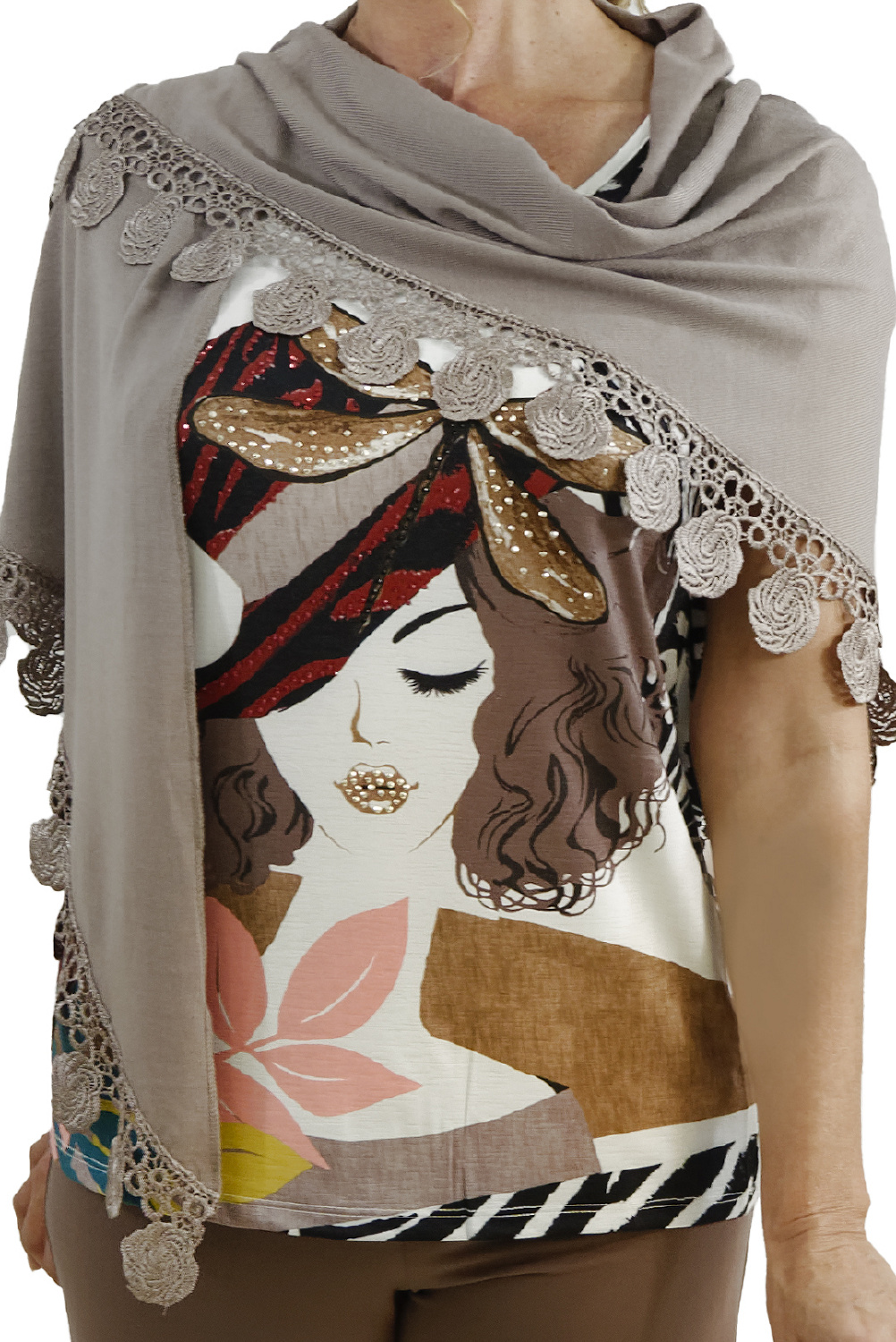 IA0058 - Sensuous Swirls Scarf 