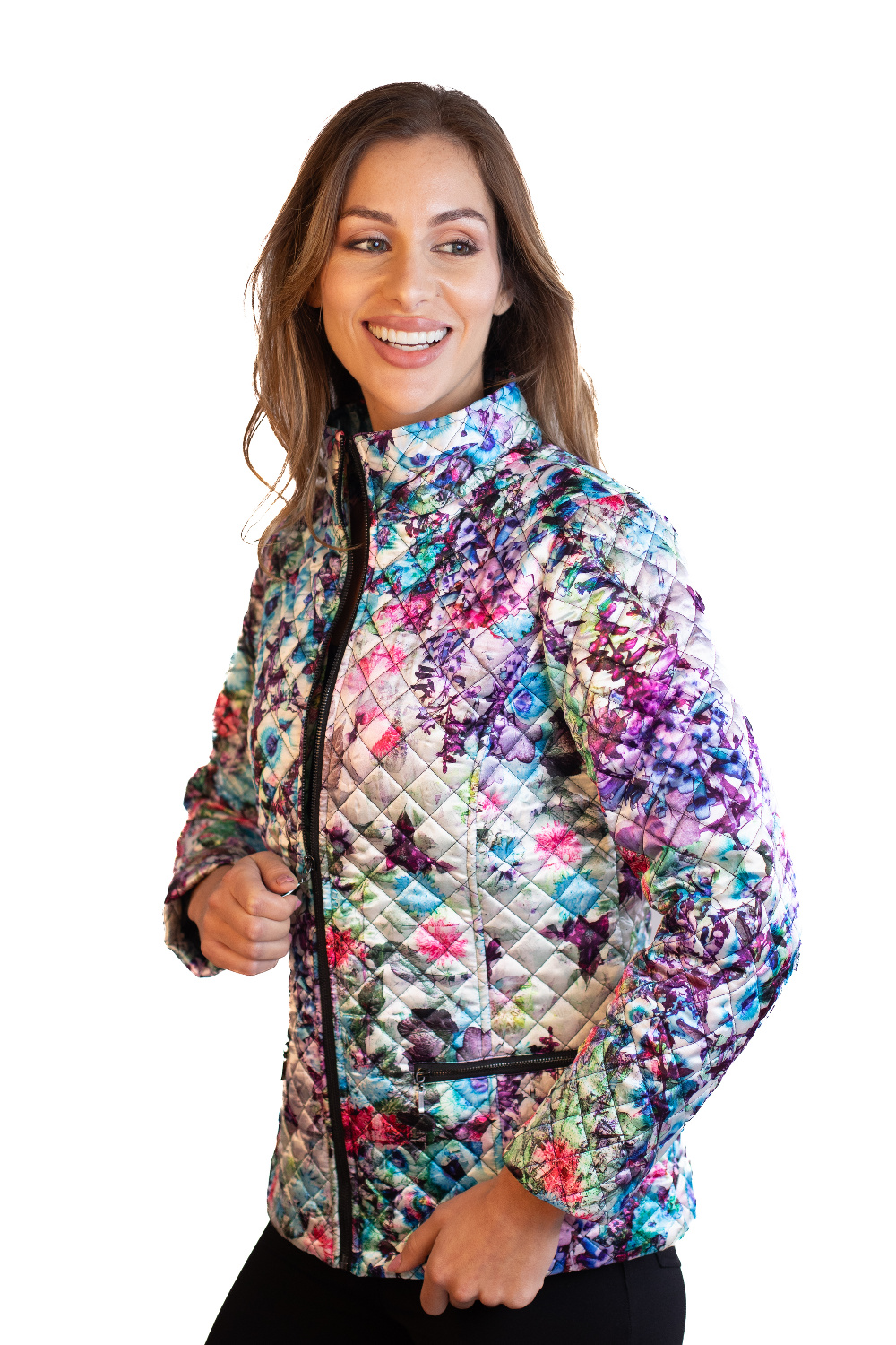 JA0041 - AL 15401 Chaqueta floral lila 