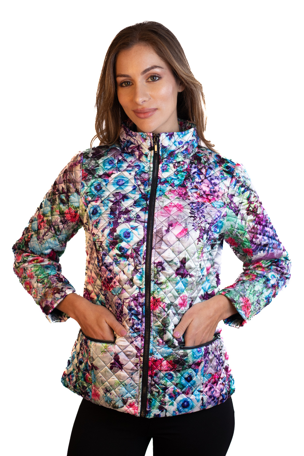 JA0041 - AL 15401 Chaqueta floral lila 