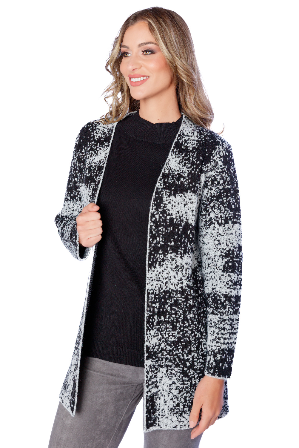 JC0065 - al 13390 Chaqueta larga tricot