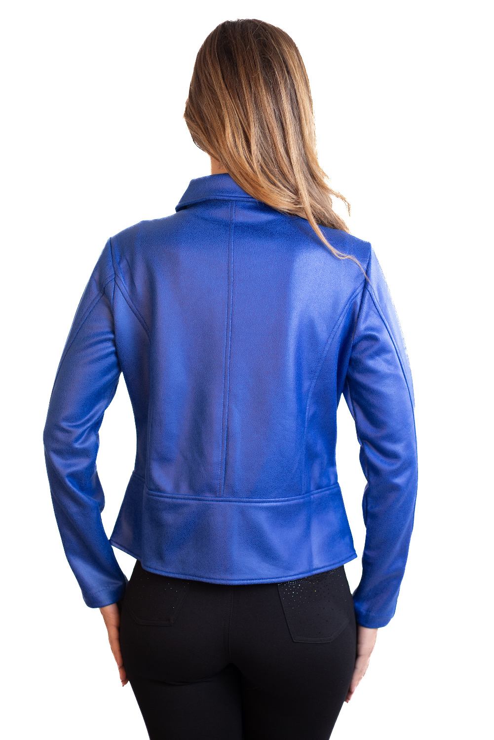 JC0081 - AL 14092 Chaqueta de faux piel elegante						